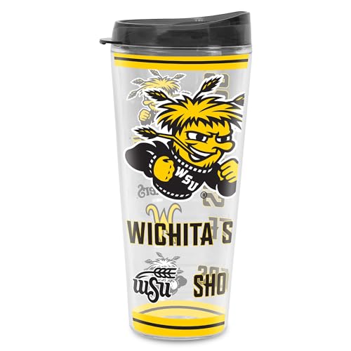 Image of Rico Industries NCAA College Double Wall Mayhem 16oz Or 20oz Tritan Tumbler W Lid