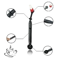 Wenxiaw 3 Stück Kaffee Pinsel für die Kaffeemühle, Reinigungsbürste für Siebträgermaschinen Brühgruppen - Bürste zum Reinigen der Brühgruppe, Barista Zubehör Set, Siebträger Zubehör, Espressomaschine – Ansicht 6