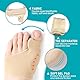 Hallux Valgus Socken, Hallux Valgus Korrektur, Hallux Valgus Zehenspreizer Korrektur, Großer Zeh Bandage Korrektur, Hallux Valgus Bandage mit Silikonpads für Männer und Frauen (37-43 M, Haut)