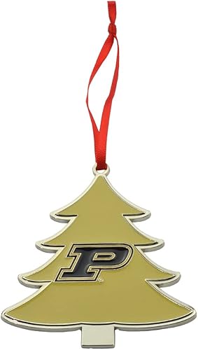 Vista 11 de Adorno navideño de metal con forma de árbol de Michigan State Spartans