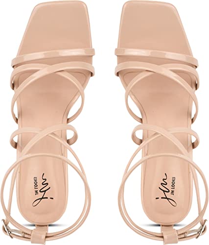 Image of JM LOOKS Fashion Casual Strappy Block Heels Sandals For Womens & Girls TSH-1-X
