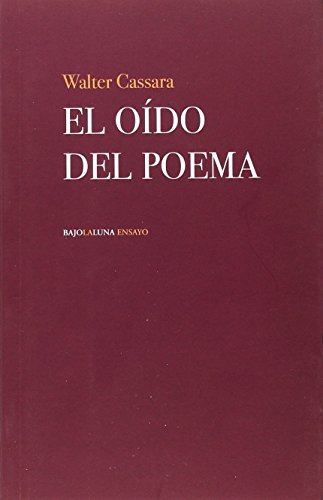Portada de El Oido del Poema