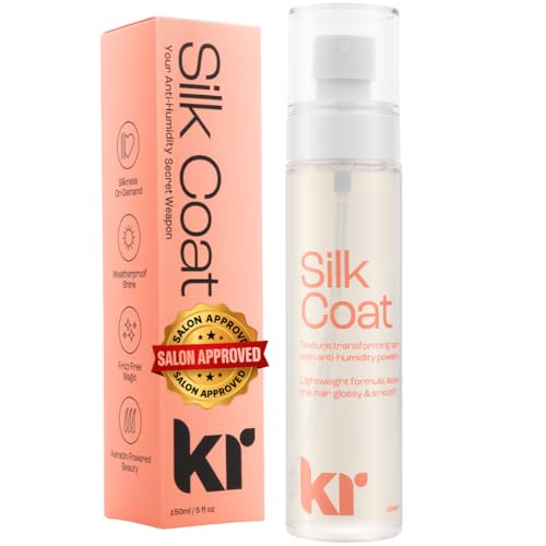 keratin revolution silk coat – Keratin Silk Coat Spray 150ml, Silky Smooth Thermal Heat Protector, Anti-Frizz & Anti-Humidity, Sleek Shiny Hair, Long-Lasting Keratin Treatment Protection
