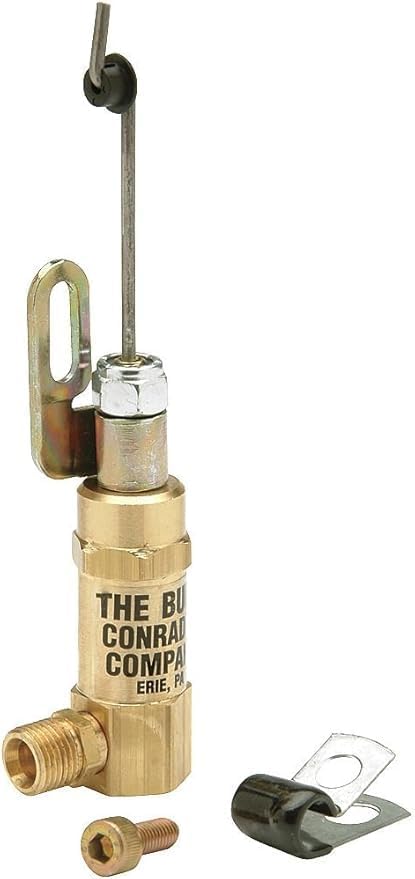 American Made Brass Air Line Style Throttle Control for Use With GX160 & GX200 5.5-6.5 HP Honda Gas Air Compressor Engines.
