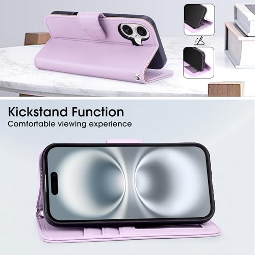 Funda para iPhone 2024 de 6.1" que soluciona la falta de espacio con billetero 6