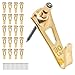 Plaster Picture Hangers 30 lbs - Picture Hanging Nails - Picture Hanging Hooks - Picture Hang Solutions (25 Pack)