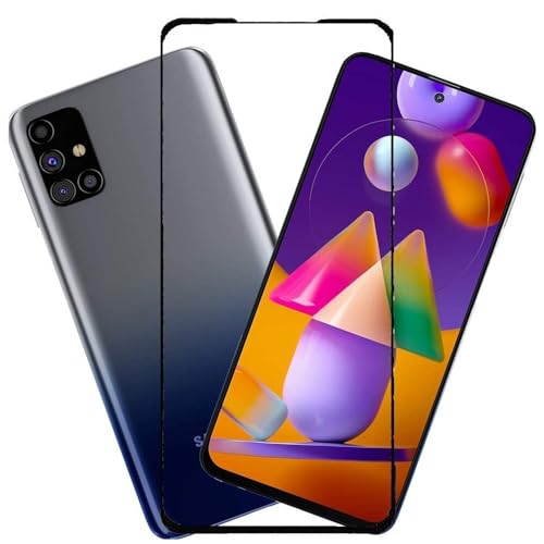 Image of Tempered Glass Screen Protector Compatible For Samsung Galaxy A51 / M31s with Edge to Edge Coverage and with Easy Installation Kit