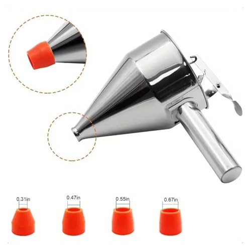Entonnoir distributeur acier inoxydable avec support de rangement structure robuste 600ml - 8