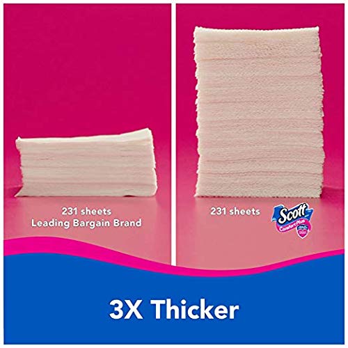 Scott ComfortPlus Toilet Paper, 12 Double Rolls, Bath Tissue (2 Pack) - 6