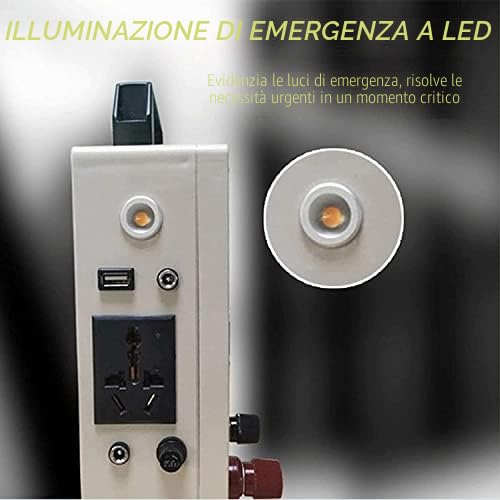 Generatore a manovella - Alimentatore manuale portatile per emergenze e attività all'aperto
