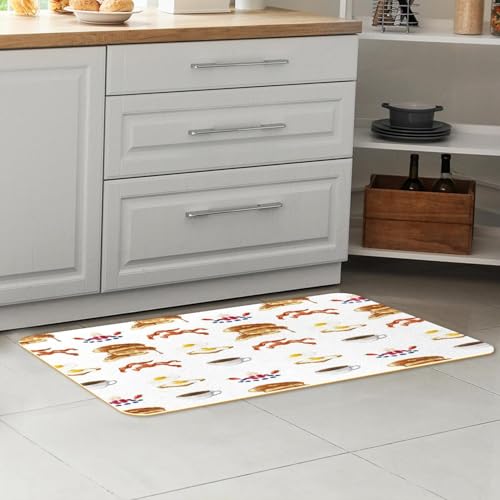 Alfombrillas de cocina antideslizantes pack de 2 alfombras lavables gris 7