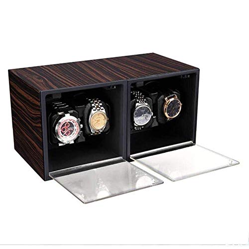 Reloj mecánico automático en caja de reloj giratoria y enrollador 2