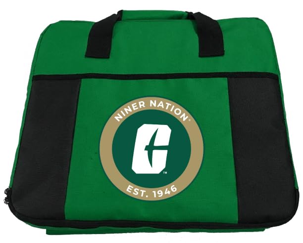 R and R Imports North Carolina Charlotte Forty-Niners Seat Cushion Officially Licensed Collegiate Product Green