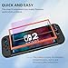 Jngnpn 3-Pack Blue Light Blocking Tempered Glass Screen Protector for Switch 2 [7.9 Inch] 2025,with Alignment Frame,Anti Glare, Anti Scratch,Anti Fingerprint, Eye Protection Film,9H Hardness
