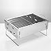 Produktbild Bainuojia Holzkohlegrill tragbarer Klappgrill Picknickgrill für Garten Camping Party BBQ ca. 35 * 27 * 19.5cm Grillfläche