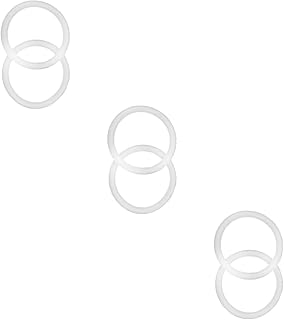6pcs Ice Cream Machine Sealing Ring Replacement Parts for Ice Cream Makers Easy to Install Compatible Various Brands for Preventing Leakage and Ensuring Stability