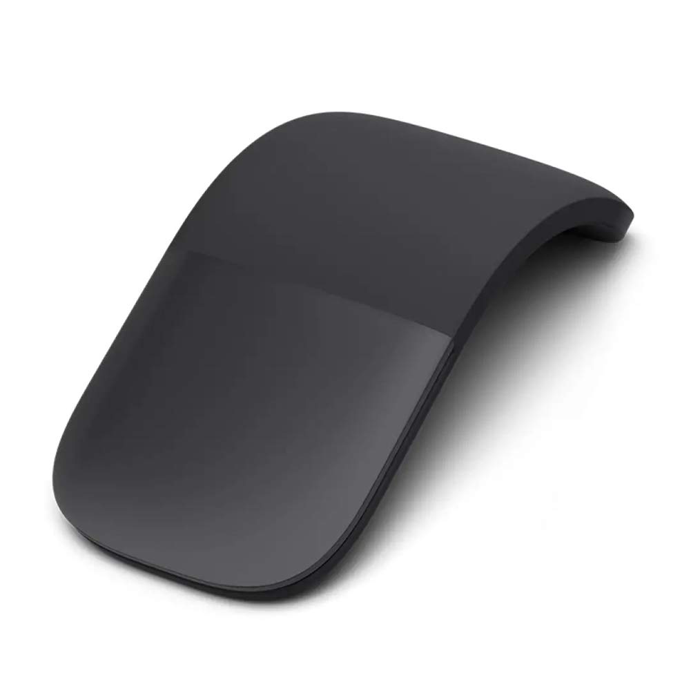 Wireless Arc Blue - tooth Mouse,Ergonomic Arc Touch Computer Mouse,Foldable Optical Touch Mouse Travel Computer Mouse, for Computer Laptop Notebook (Black)