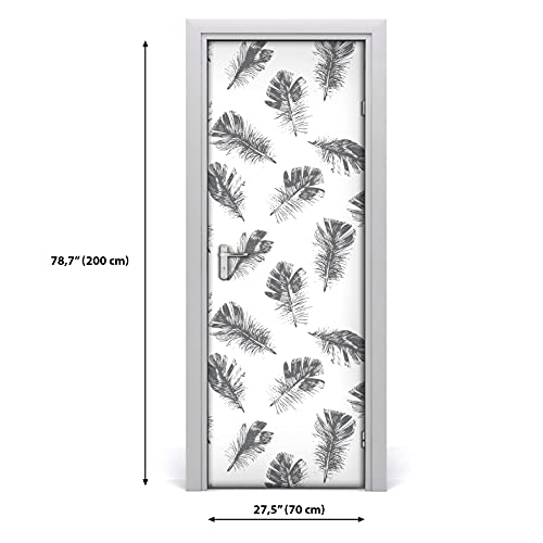 Autocollant de porte Magic-Stick imperméable et lavable 70x200