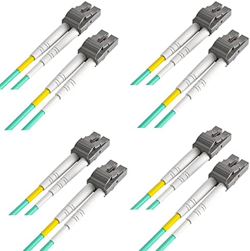 ipolex LC to LC Fibre Patch Cable 2m - OS2 Leads Single Mode Duplex 9/125 Fiber Optic Cable (LSZH) for 1G/10Gb SFP+ Transceiver, Media Converter
