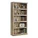 Sauder 5-Shelf Bookcase, Lintel Oak finish