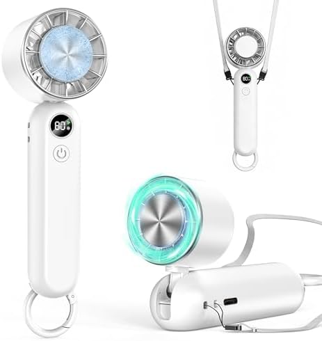 ハンディファン 冷却プレート搭載 携帯扇風機 冷感 手持ち扇風機 3段階風力調節 長時間稼働 ミニファン 熱中症対策 USB充電式...