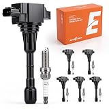 Ignition Coils & Iridium Spark Plugs Kit Fit for Nissan 2009-2024 Murano Pathfinder Maxima Altima Quest 350Z INFINITI QX60 JX35 G35 EX35 FX35 3.5L, 12pc Direct Replacement Set for UF807 97390