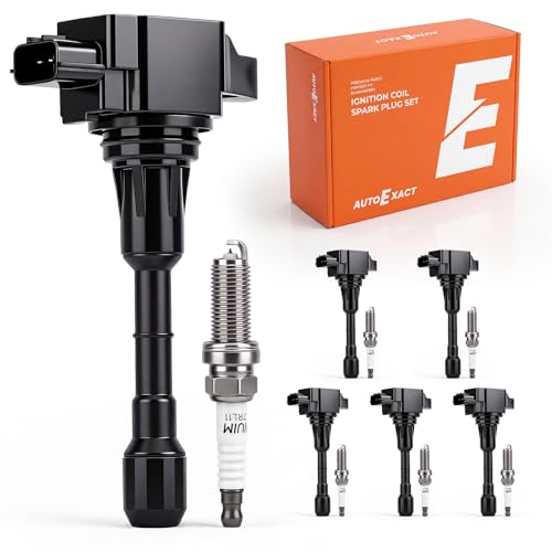 Ignition Coils & Iridium Spark Plugs Kit Fit for Nissan 2009-2024 Murano Pathfinder Maxima Altima Quest 350Z INFINITI QX60 JX35 G35 EX35 FX35 3.5L 12pc Direct Replacement Set for UF807 97390