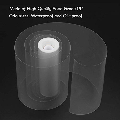 Image of CAKE DECOR 20 cm Collars Acetate Sheet Roll Clear Cake Pull Me Cake Strips Transparent Chocolate Mousse Collar Surrounding Edge Decorating (20cm x 10m Roll)