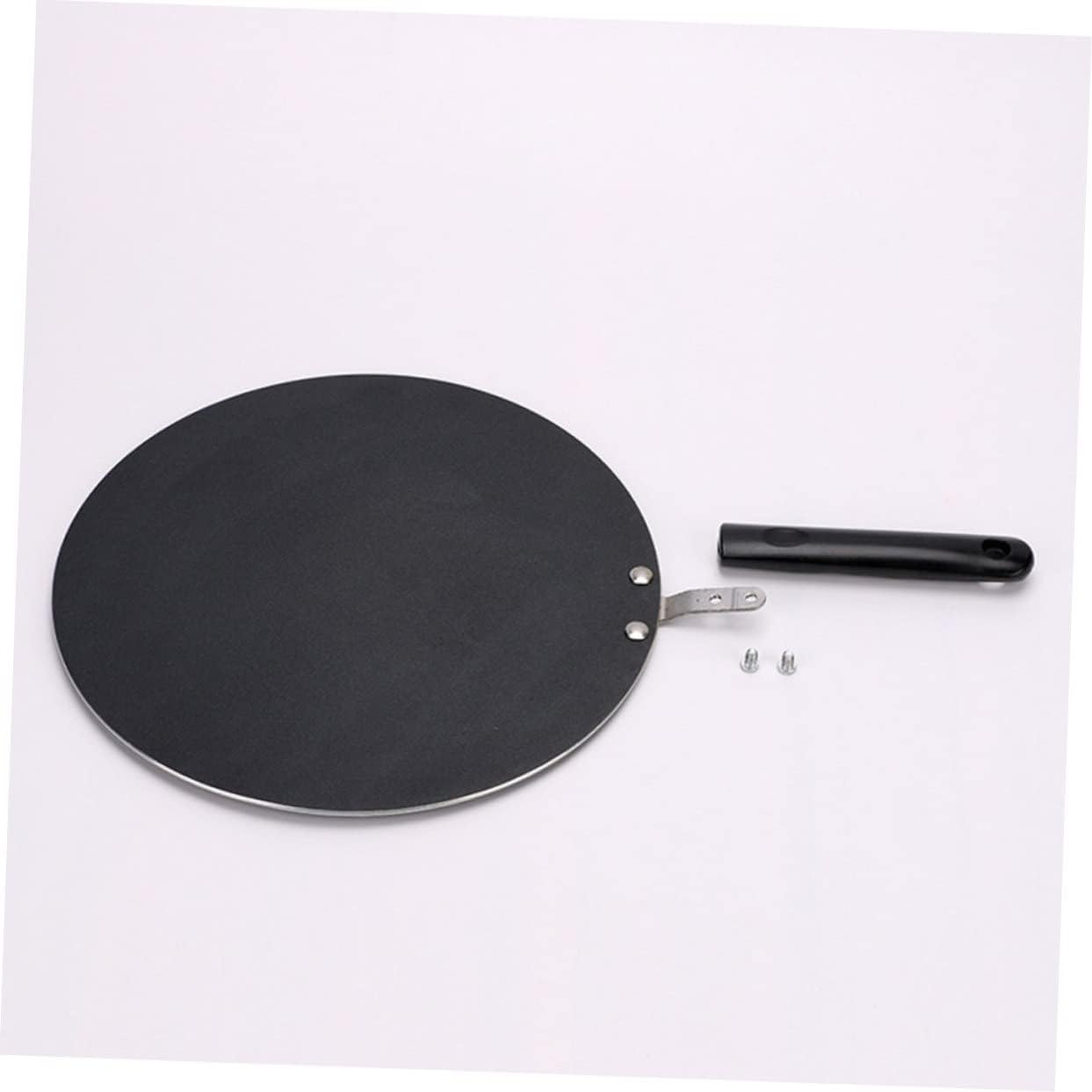 OUNONA 1Set Household Non Stick Frying Pan Flat Pancake Cooking Skillet with Spatula Lightweight and for Pancakes and Easy to Clean for Home Cooking