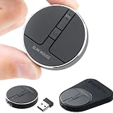 イーサプライ 超小型マウス Bluetooth ワイヤレス 3台マルチペアリング 静音 充電式 DPI切替 薄型 USB-Aレシーバー接続対応 シリコンカバー付属 ブラック EEX-MABTW02BK