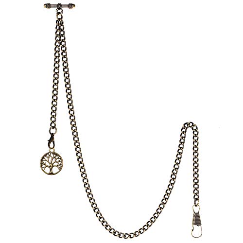 Pendentif arbre de vie antique et chaîne gourmette TREEWETO en bronze au fini d'exception