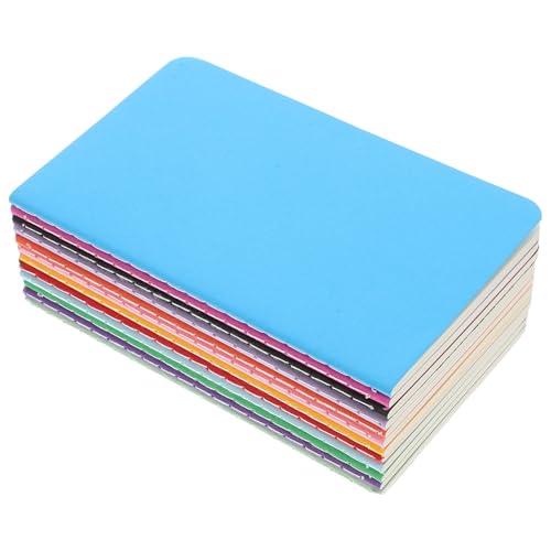 VILLCASE �����ȃm�[�g�p�b�N 12���Z�b�g ���� 30�y�[�W ����̒��� �J�o�[�t�� �V���v���ȃf�U�C�� �w�Z��r�W�l�X��c�p�������ɍœK�ȓ��L�m�[�g ���F A6�T�C�Y �����_���J���[
