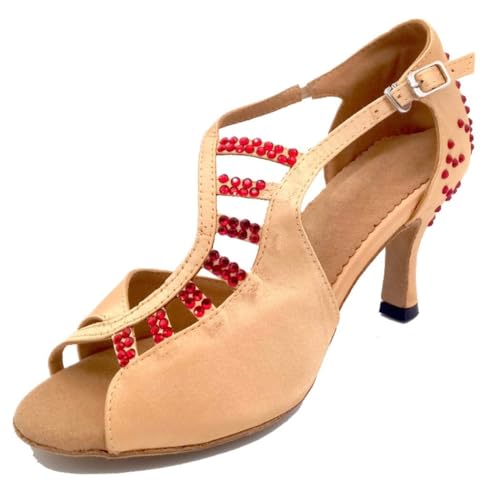 Sandale bout ouvert femme talon aiguille beige nu-pieds 35