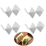 4 Pièces Supports à Taco en Acier Inoxydable avec Poignées, (2 Grilles)...
