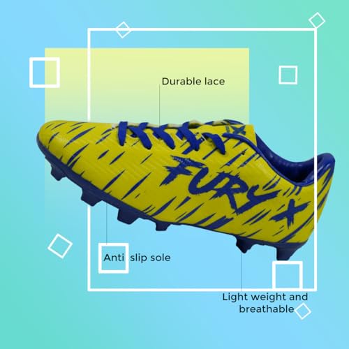 Image of XXUMA Unisex Faux Leather TPU Sole Football Shoes Durable Lightweightand Enhanced Grip