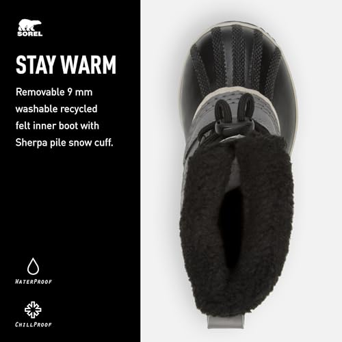 Sorel CHILDRENS Yoot PAC Waterproof Youth Unisex Little Boots4