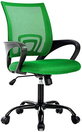 Ergonomic Office Chair Cheap Desk Chair Mesh Executive Computer Chair Lumbar Support for Women&Men, Green