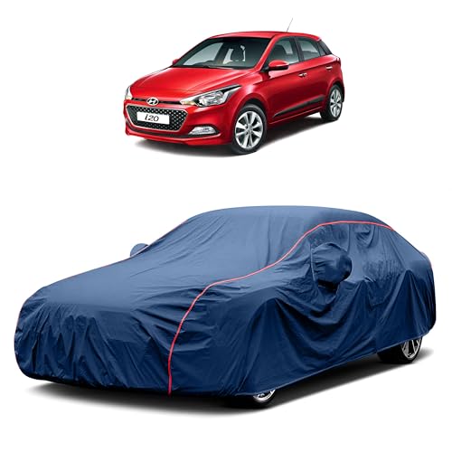 Image of Heavy-Duty Car Cover for Compatible with Hyundai i20 (2014 to 2025 All Models) Deluxe Car Protection Cover ? Waterproof & UV-Resistant All-Season Exterior Protection