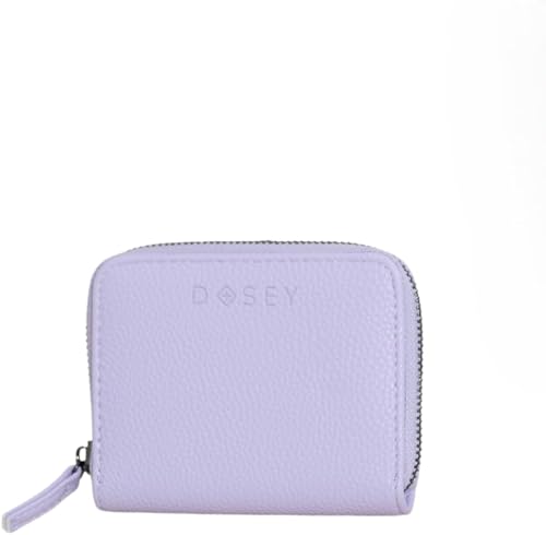 Dosey Wellness Wallet - Organizador de pastillas de viaje y bolsas de píldoras fáciles de deslizar, pastillero de cuero vegano con 7 bolsillos