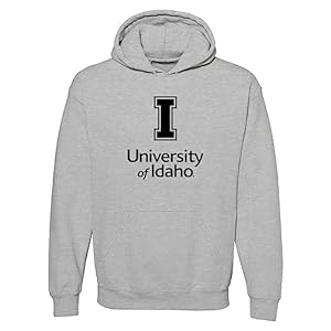 UGP Campus Apparel AH1121 – Idaho Vandals Institutional Logo Hoodie – 3X-Large – Sport Grey
