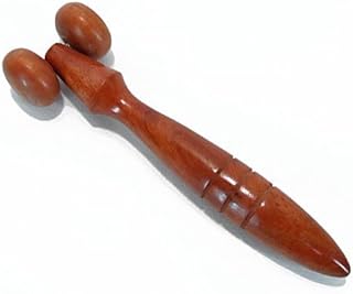 Thai Reflexology Massage Body Face Neck Hand Arm Leg Roller Tool Wood/ 1pcs.