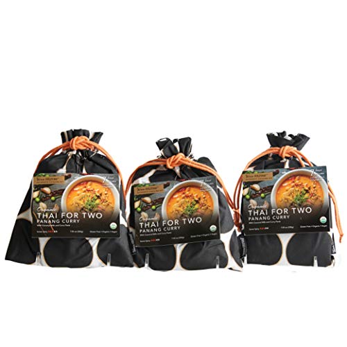 Thai for Two Cooking Kit by Verve CULTURE | USDA-Organic Panang Curry Cooking Kit | Authentic Thai Cuisine | Unique Cooking Gift Set | Vegan, Gluten-Free | Made in Thailand | Pack of 3