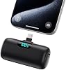 Cargador portátil mini USB C banco de energía, batería actualizada de 5000mAh con carga rápida PD con conector USB-C integrado esencial para viajes para iPhone17/17Pro/17Pro Max/Air/16 Plus/16Pro Max/15 Series, Android 2
