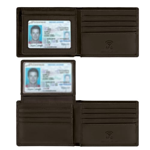 Travelambo 2 PCS Wallet for Men Credit Card Holder2