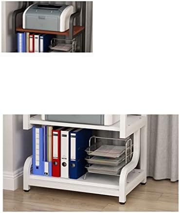 Printer Table Printer Cabinet Printer Stand Shelf Floor-standing Printer Stand 3-Layer Corner Fax Machine Scanner Stand Office Supplies Storage Shelf Office Storage & Organization (Color : C) (C ) image 5