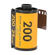 Camera Color Print Film, Professional ISO 200 24 Exposures 35mm Gold 200 Color Negative Film, for Cameras