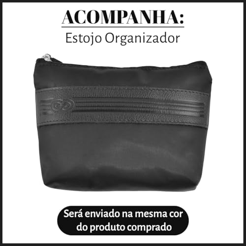 Bolsa Feminina AZALEIA em Couro (Preto)
