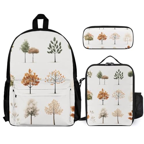Sac à dos de voyage blanc et sac repas pour le quotidien