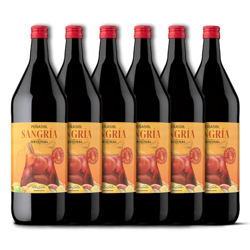 Peñasol Sangría formato 1,5 L - Paquete de 6 x 1500 ml - Total: 9000 ml.