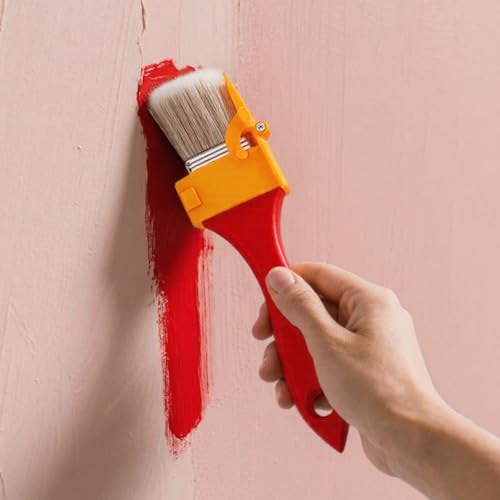 Pincel Pequeño Para Paredes Y Esquinas, Herramienta De Pintura De Bordes De Precisión, Cepillo De Cerdas Suaves Para Detalles De Molduras Y Uso Doméstico